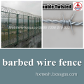 china anping factory hot dipped galvanized barbed wire fencing wholesale